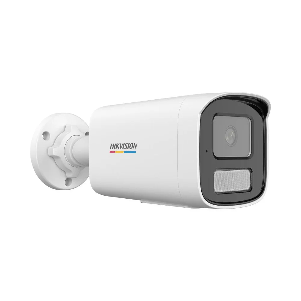Câmera de Segurança IP Bullet 2 MP ColorVu Smart Hybrid Light Hikvision DS-2CD1T27G2H-LIU(F)