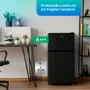 Frigobar Duplex Hq 90 Litros Preto Hq-90rdf