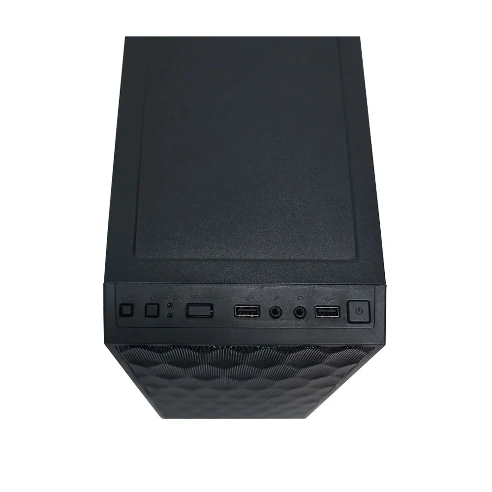 Gabinete Gamer M-atx Brazilpc Bpc-n14b Preto C/ 2 Coolers Embutidos Lateral Acrilico/frente Mash