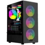 Gabinete Gamer C3tech Mt-g130bk, Lateral Em Vidro, Filtro Anti-poeira, Usb 3.0, Micro Atx - Preto
