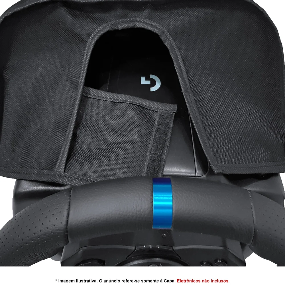 Capa Protetora Qualicapas Compatível Com Bases G25 G27 G29 G920 G923 Simulador Gamer Logitech Capa Protetora Qualicapas Compatível Com Bases G25 G27 G29 G920 G923 Simulador Gamer Logitech