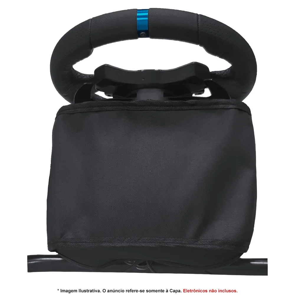 Capa Protetora Qualicapas Compatível Com Bases G25 G27 G29 G920 G923 Simulador Gamer Logitech Capa Protetora Qualicapas Compatível Com Bases G25 G27 G29 G920 G923 Simulador Gamer Logitech