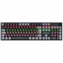 Teclado Gamer Mecânico K-mex Shadowscope Khy628, Usb, Switch Blue, Iluminação Rainbow, Layout Abnt2, Preto E Cinza - Khy628u0002cb0x