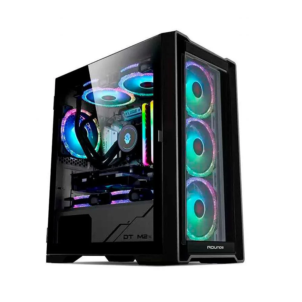 Gabinete Gamer Round5 Astra Mid Tower M-atx Sem Fan Vidro Preto Gabinete Gamer Round5 Astra Mid Tower M-atx Sem Fan Vidro Preto