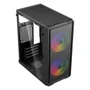 Gabinete Gamer Matx Bg-065 Zone Vidro Temperado Frente Mesh 2 Fans Rainbow