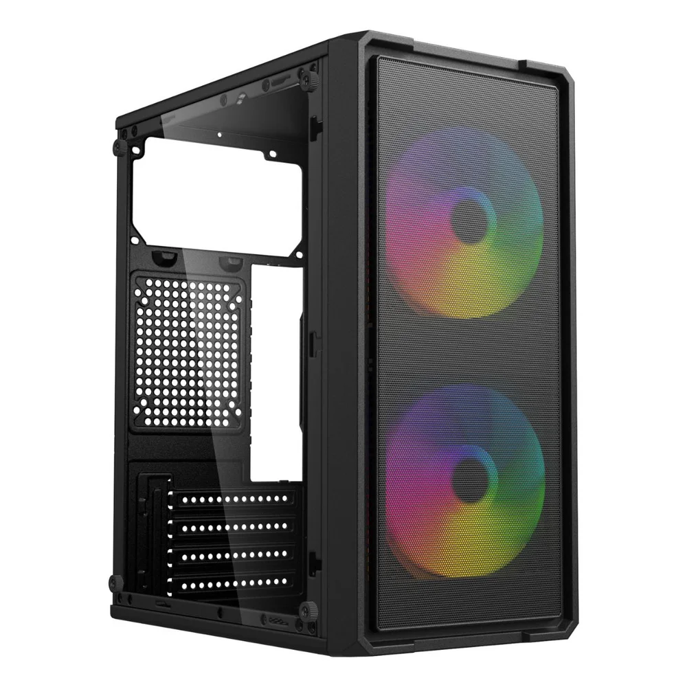 Gabinete Gamer Matx Bg-065 Zone Vidro Temperado Frente Mesh 2 Fans Rainbow Gabinete Gamer Matx Bg-065 Zone Vidro Temperado Frente Mesh 2 Fans Rainbow