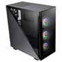 Gabinete Gamer Thermaltake Divider 300 Tg ARGB Preto C/ 2 Fans - Ca-1s2-00m1wn-01
