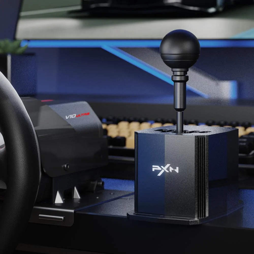 Câmbio Manual Gamer Pxn Sfu 7 Marchas + Ré Sensor 16 Bits Alta Precisão PC Câmbio Manual Gamer Pxn Sfu 7 Marchas + Ré Sensor 16 Bits Alta Precisão PC
