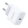 Carregador Ugreen Mini Usb-c 20w Pd (branco) Power Delivery 3.0, Quick Charge 4.0+/3.0 E Fcp, Compatível Iphone 17 Pro Max, Air 16, 15, 14, 13, 12, 11 Plus, Se, Xs, Xr, Xs, 8,