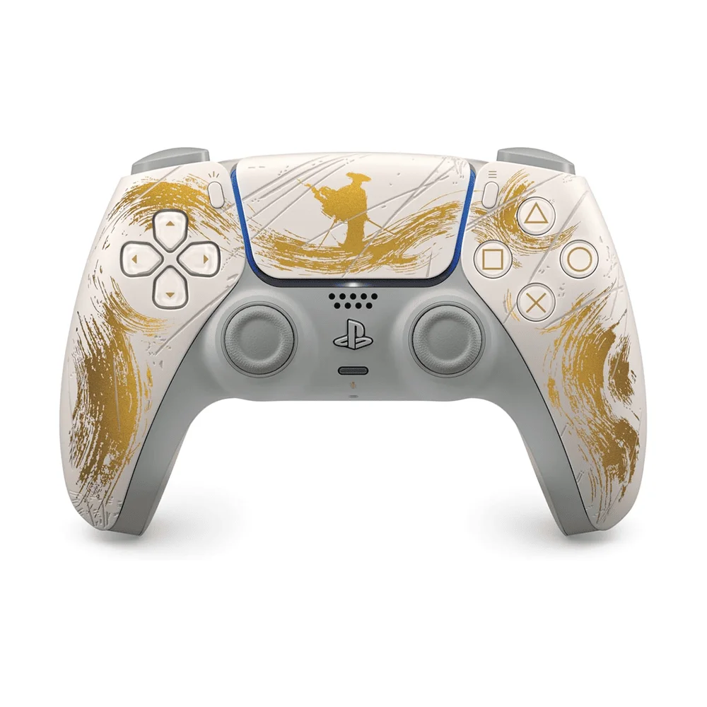 Controle Sem Fio Dualsense Ouro Ghost Of Yōtei Sony - Ps5 Controle Sem Fio Dualsense Ouro Ghost Of Yōtei Sony - Ps5
