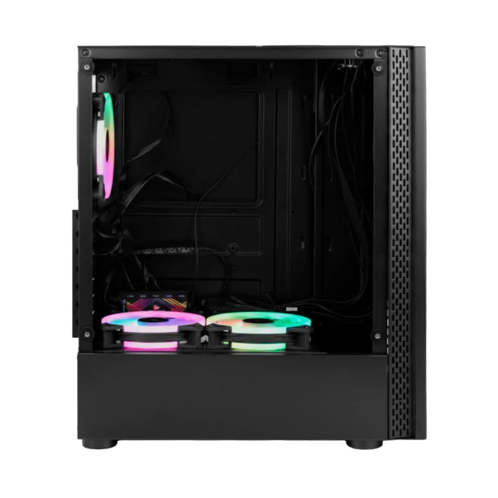 Gabinete Gamer Mid Tower Atx RGB 3 Fans Vidro Temperado Usb 3.0 Gabinete Gamer Mid Tower Atx RGB 3 Fans Vidro Temperado Usb 3.0