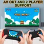 Console De Vídeo Game Portátil Retrô X7m – Tela Ips 3,5" • Saída Hd/av • 500 Jogos • Bateria 1200mah