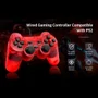 Controle Compatível Com Ps2 Doubleshock  Transparente Verde