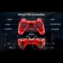 Controle Compatível Com Ps2 Doubleshock  Transparente Verde