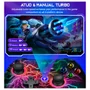 Controle Sem Fio Knup Gm032 Gaming RGB – Bluetooth • Vibratório • Android/ios/switch/pc
