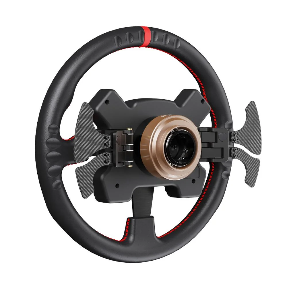 Volante Gamer Pxn W Cs R2 Alumínio Fibra De Carbono 13 Botões E LEDs RGB Volante Gamer Pxn W Cs R2 Alumínio Fibra De Carbono 13 Botões E LEDs RGB