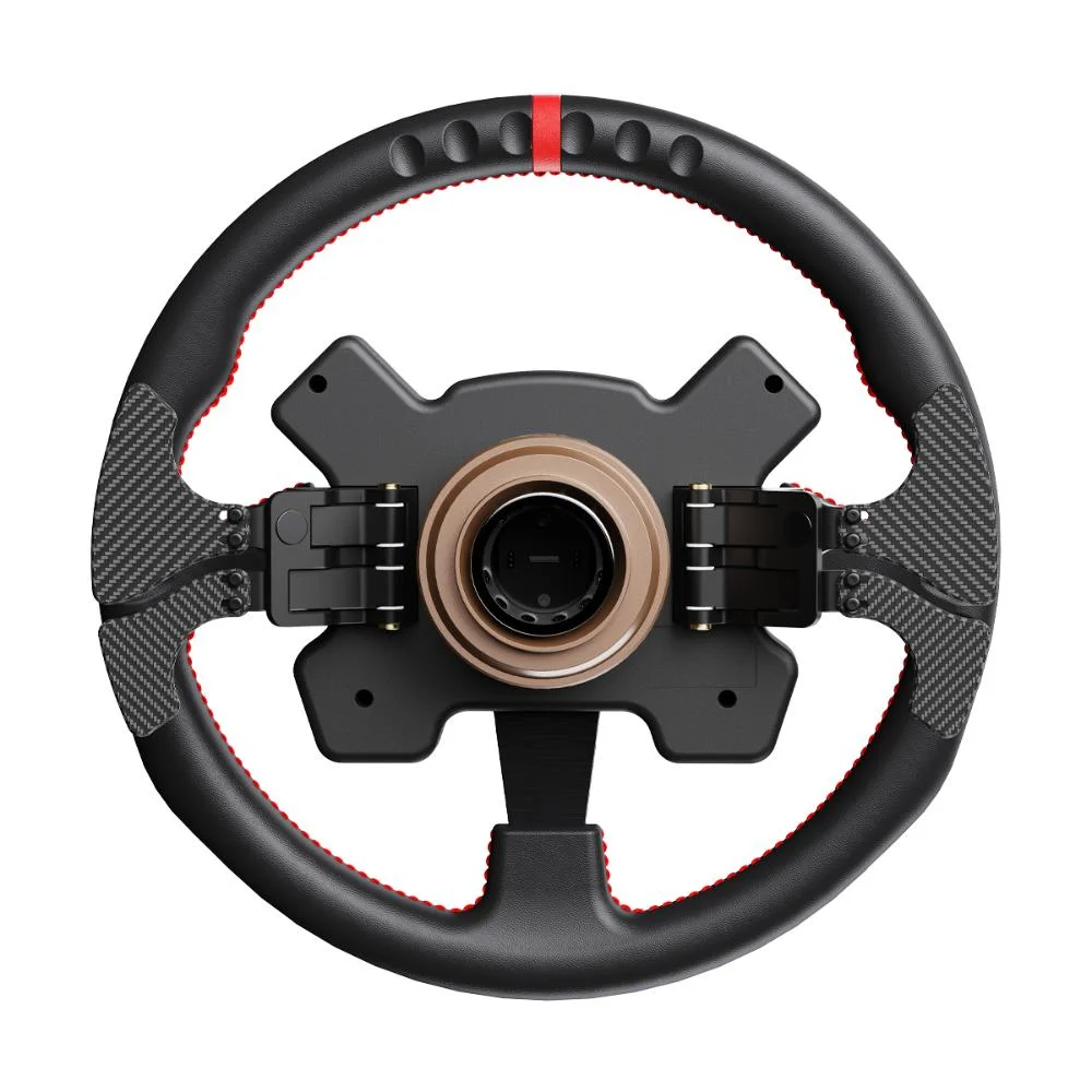 Volante Gamer Pxn W Cs R2 Alumínio Fibra De Carbono 13 Botões E LEDs RGB Volante Gamer Pxn W Cs R2 Alumínio Fibra De Carbono 13 Botões E LEDs RGB
