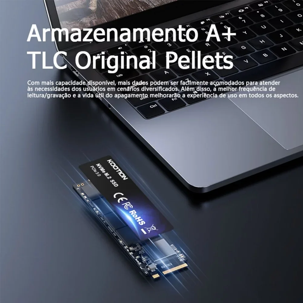 SSD Kootion 512GB M.2 NVMe PCIe 3.0 - Acelere Seu Sistema