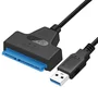 Cabo Adaptador Sata Para Usb 3.0, Driver Rígido Usb 3.0 Para Sata Iii Para Transferência De Dados Hdd/ssd De 2,5 ", Conversor De Disco Rígido