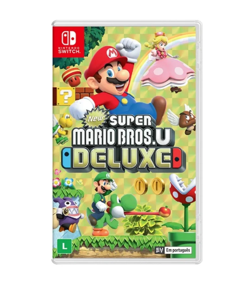 Jogo New Super Mario Bros U Deluxe Nintendo Switch Jogo New Super Mario Bros U Deluxe Nintendo Switch