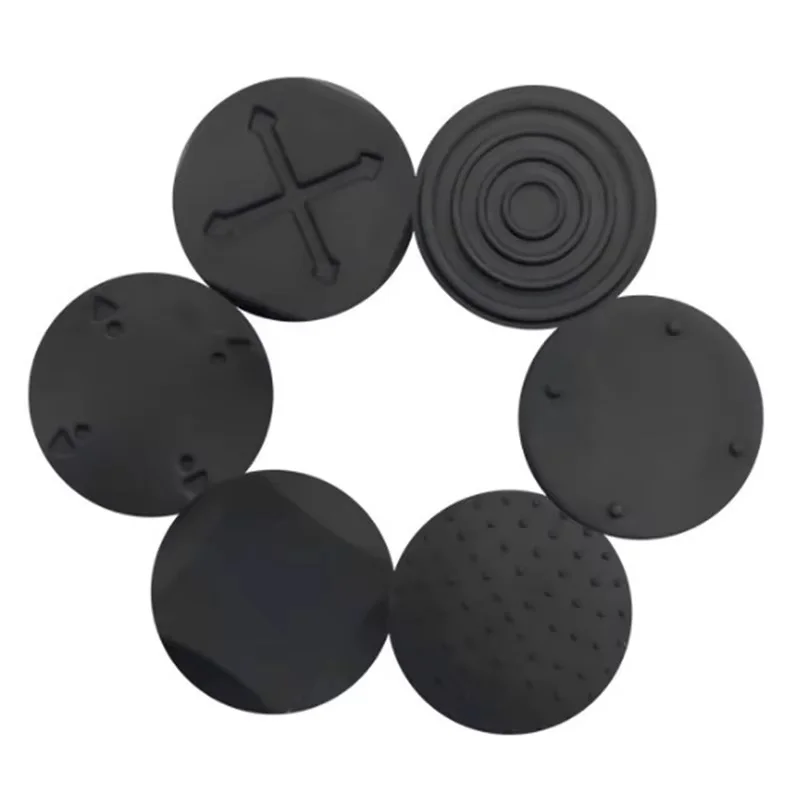 6 Grips Borracha De Silicone Para Ps Vita 1000 Fat Slim 2000 Thumbsticks Caps