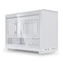 Painel De Vidro Lateral Esquerdo Para Gabinetes Lian Li A3 M-atx Branco