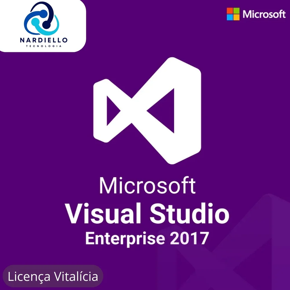 Microsoft Visual Studio Enterprise 2017 Licença Vitalícia + Contrato (produto Físico) Microsoft Visual Studio Enterprise 2017 Licença Vitalícia + Contrato (produto Físico)