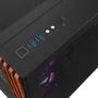 Gabinete Gamer Thermaltake View 380 Wood Style Mid Tower Atx Com 4 Fans ARGB Preto