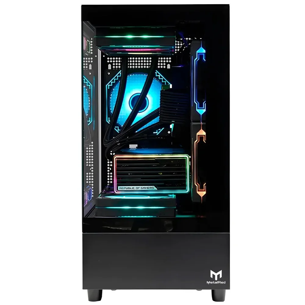 Gabinete Micro Atx Gamer Stellar Pro Metalred M9 Sem Fans - Preto Gabinete Micro Atx Gamer Stellar Pro Metalred M9 Sem Fans - Preto