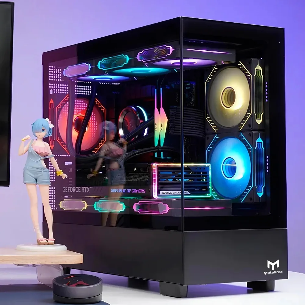 Gabinete Micro Atx Gamer Stellar Pro Metalred M9 Sem Fans - Preto Gabinete Micro Atx Gamer Stellar Pro Metalred M9 Sem Fans - Preto
